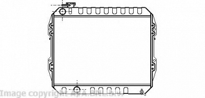 AVA QUALITY COOLING vw2088 -  Радиатор, охлаждение двигателя